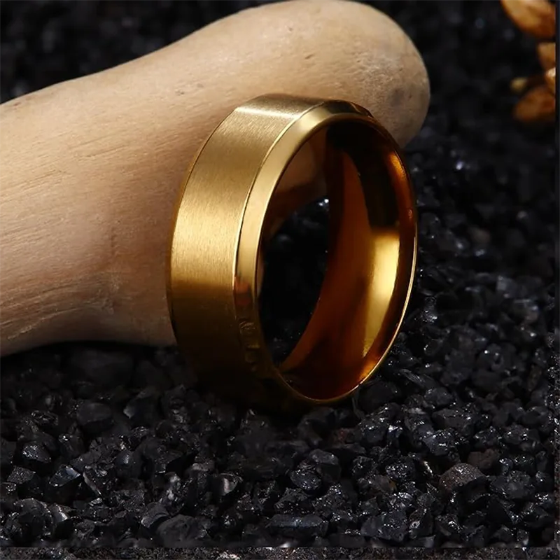 Herrenring aus Edelstahl